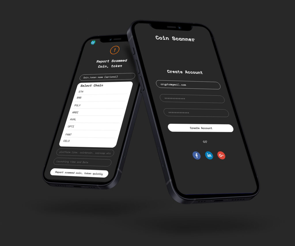 download our app to protect you from crypto scams